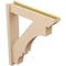 Ekena Millwork 6-in W x 28-in D x 34-in H Balboa Slat Rough Cedar Woodgrain TimberThane Outlooker, Primed Tan OUTUR060X28X34BOA24RCPR - alternate 4